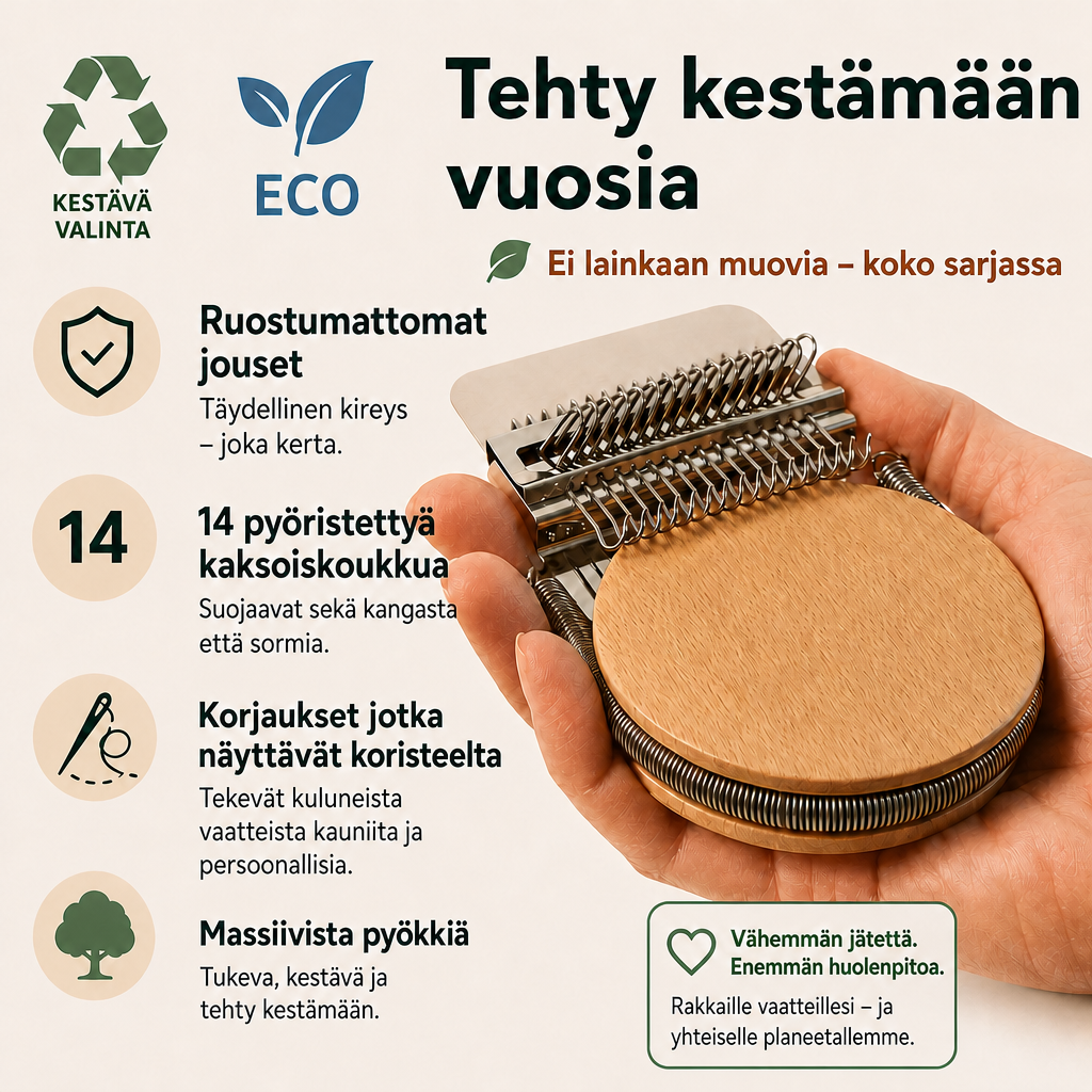 Knitla – Kudo helposti ja anna vaatteille uusi elämä