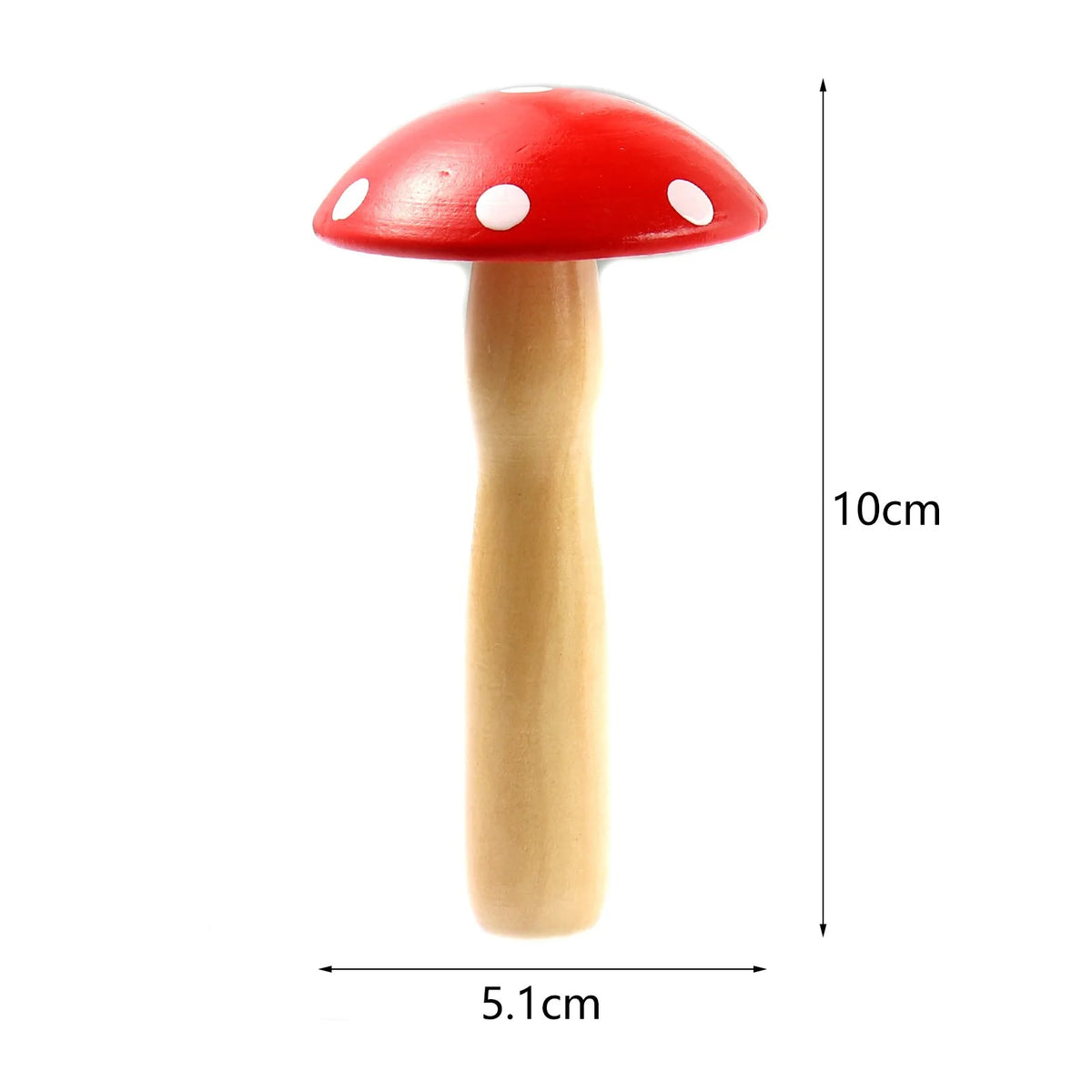 Parsinsienen mitat: korkeus noin 10 cm ja hatun halkaisija noin 5,1 cm
