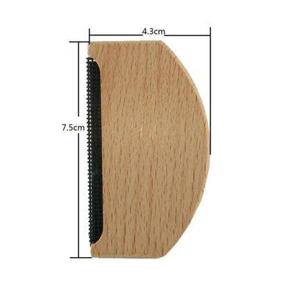 Nukkakamman mitat: noin 7,5 cm pitkä ja 4,3 cm leveä