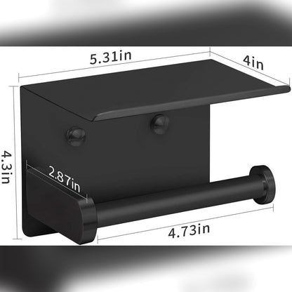 WC-paperitelineen mitat: 5,31 × 4 × 4,3 tuumaa eli noin 13,5 × 10,2 × 10,9 cm, varsi 4,73 tuumaa eli noin 12 cm