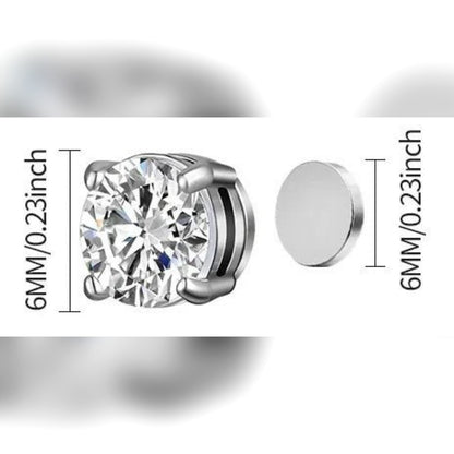 Toimittajan mittakuva: kivi ja magneettinen vastakappale, kumpikin 6 mm