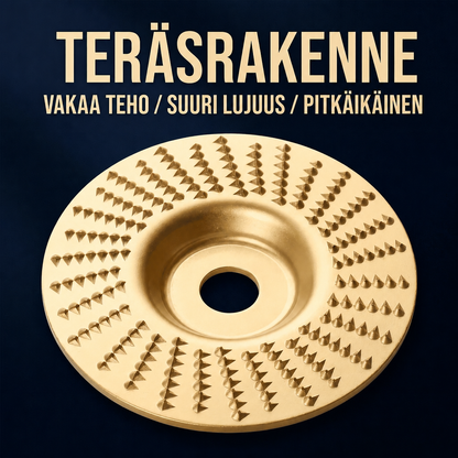 CarveEdge – 3 hiomalaikan sarja karkaistua terästä kulmahiomakoneeseen
