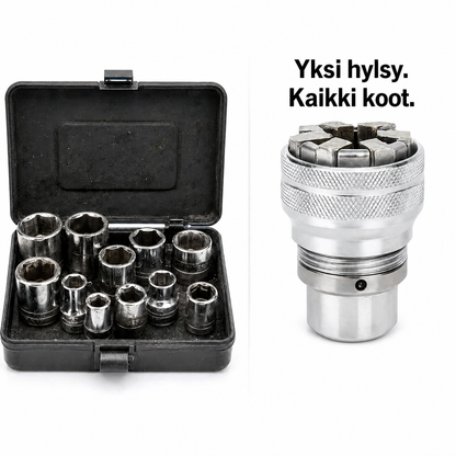 Yleishylsy 10–19 mm – itsesäätyvä