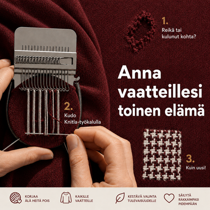 Knitla – Kudo helposti ja anna vaatteille uusi elämä