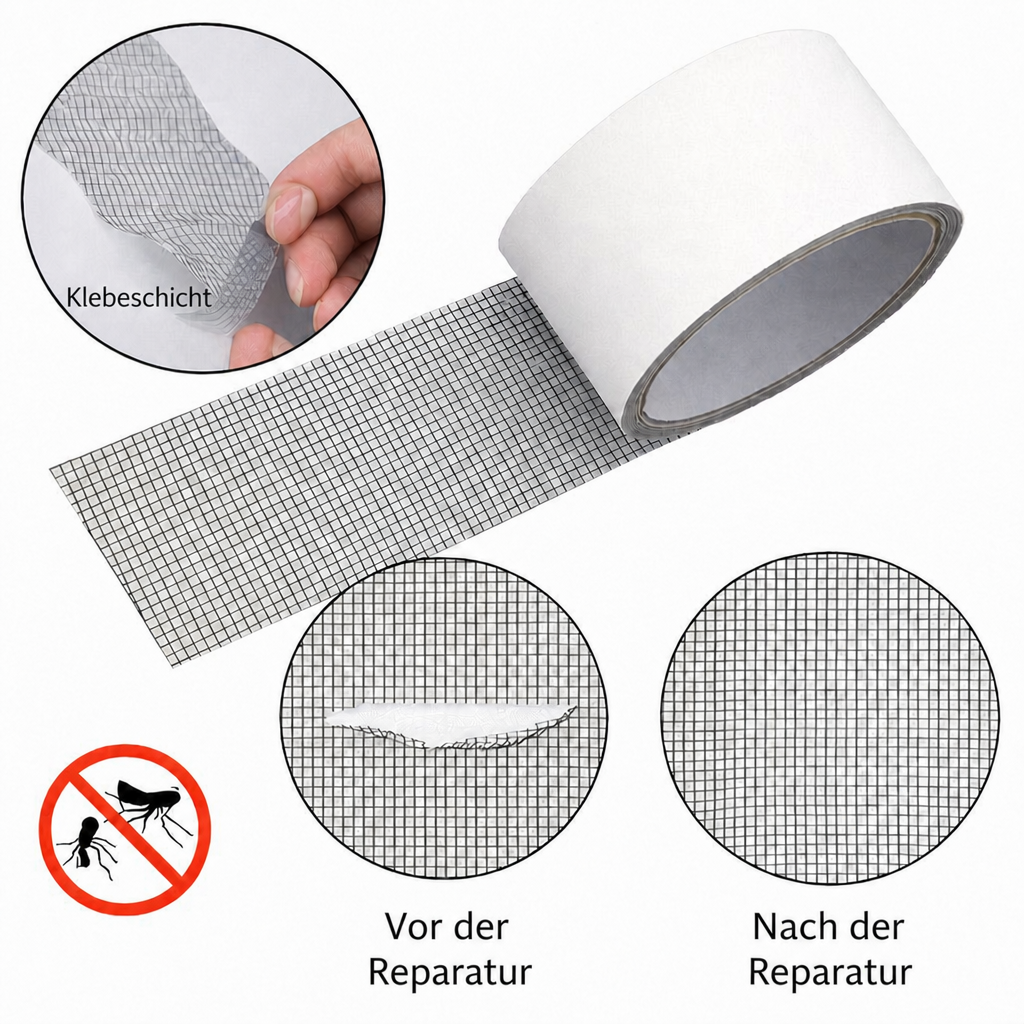 Reparaturband für Fliegengitter