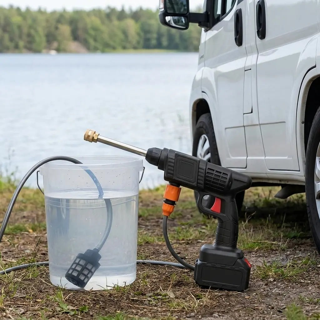 Painepesuri Pro – akkukäyttöinen painepesuri