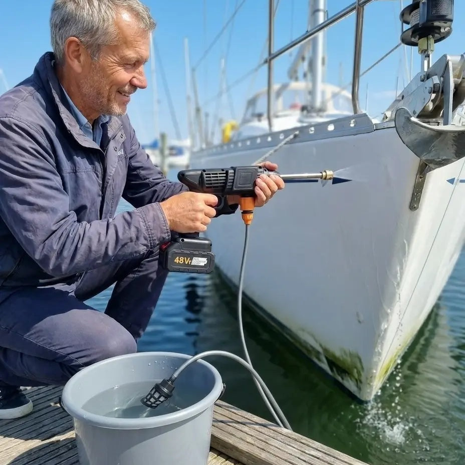Painepesuri Pro – akkukäyttöinen painepesuri