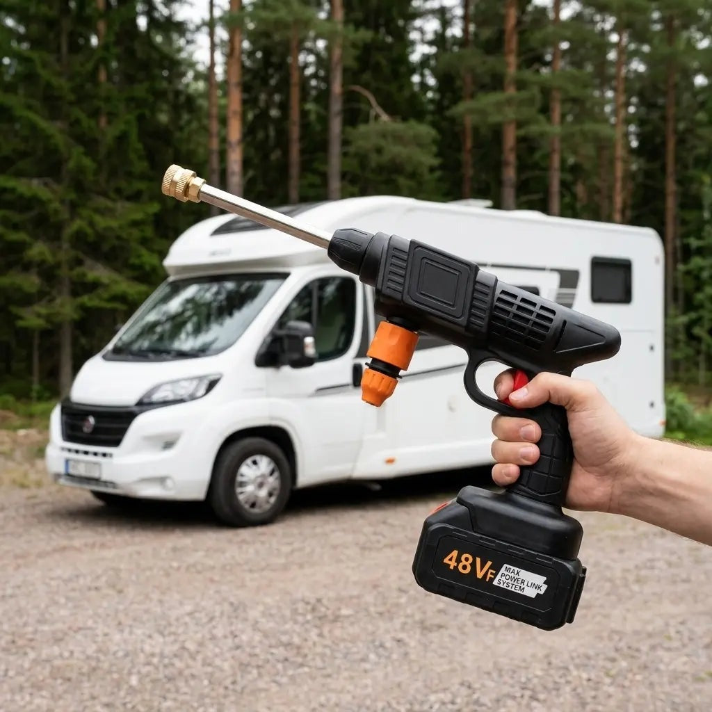 Painepesuri Pro – akkukäyttöinen painepesuri